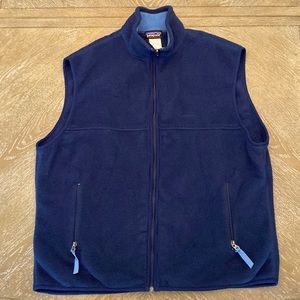 Patagonia Synchilla Fleece Vest Navy Blue XXL 2XL
